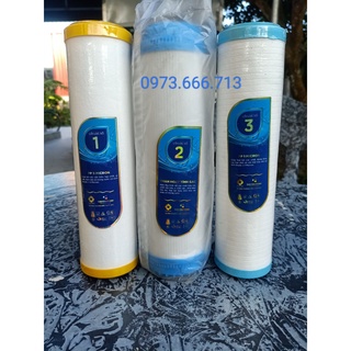 Bộ 3 lõi lọc nước số 1 2 3 máy ro tân á đại thành, lõi lọc nước tân á chính hãng