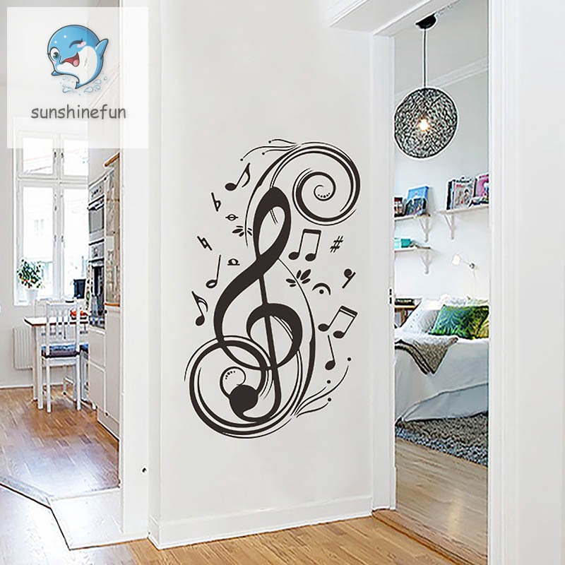 Decal Dán Tường Nốt Nhạc Đơn Giản
