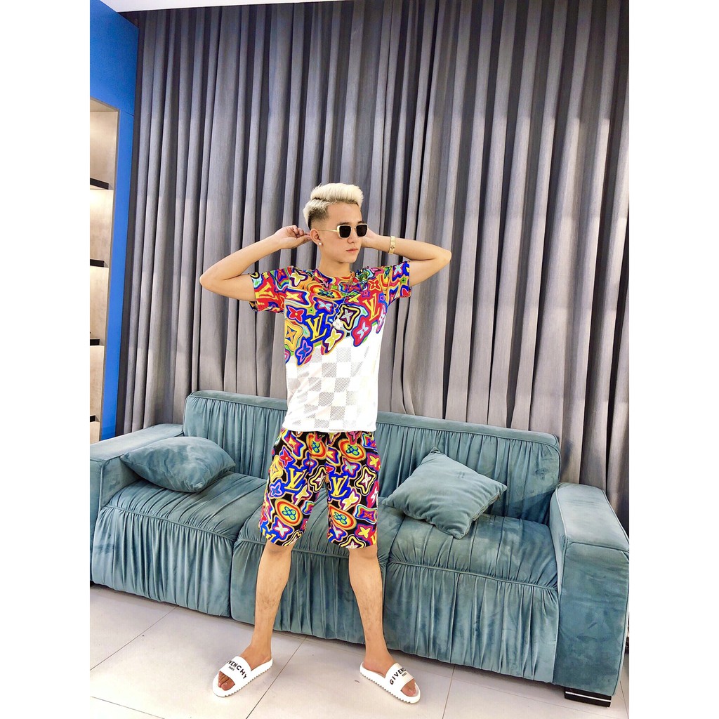 Bộ thể thao nam  , đồ bộ nam, bộ hè chất lạnh thoáng mát mặc nhà, tập GYM, dạo phố, du lịch,  thời trang nam mùa hè 2021 | BigBuy360 - bigbuy360.vn