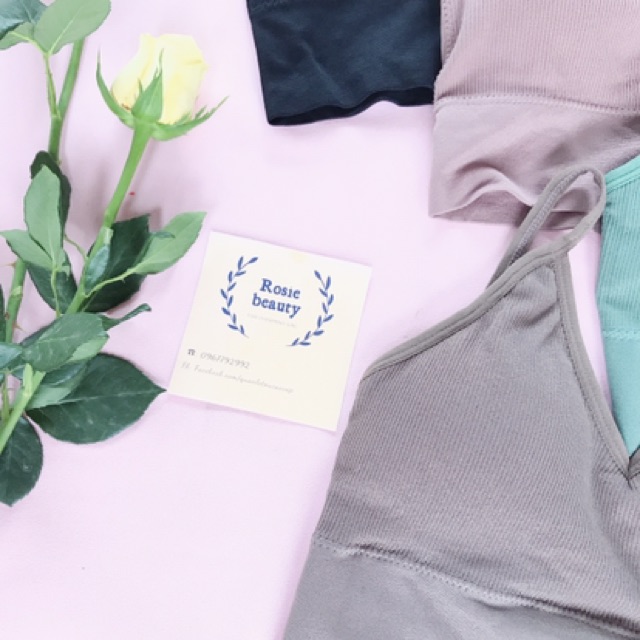 Áo bra cotton tăm áo có lót phong cách Hàn Quốc cực hot 2019 A/C028 | BigBuy360 - bigbuy360.vn