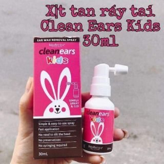 Xịt ráy tai Clean Ears Kids