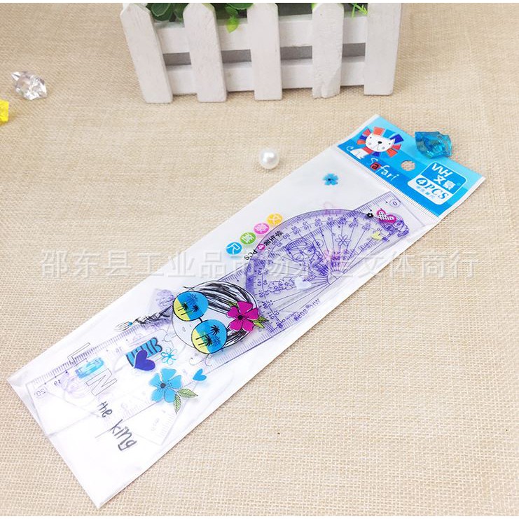 Bộ 4 thước kẻ học sinh