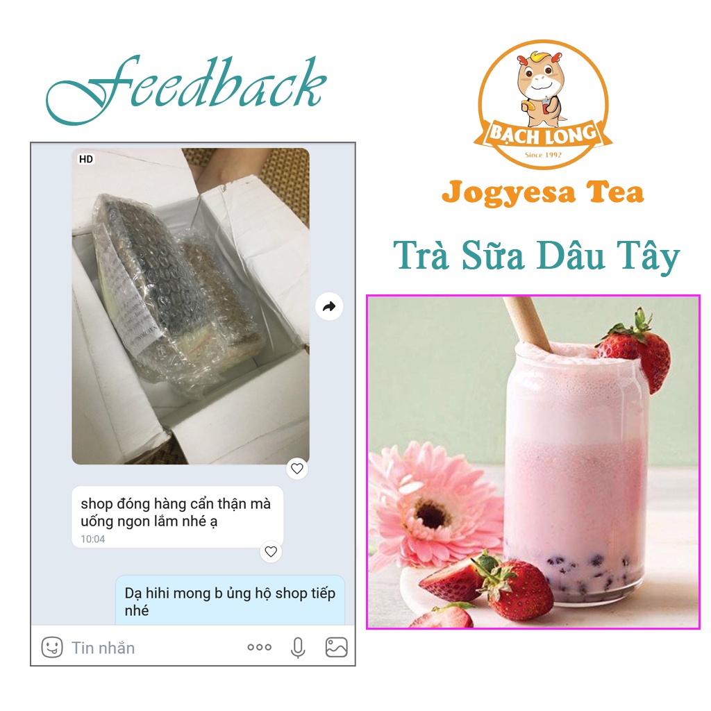 Trà Sữa Trân Châu Tự Pha Tại Nhà Vị Dâu Tây Ngon Rẻ | BigBuy360 - bigbuy360.vn