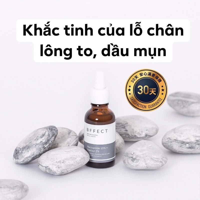 SERUM se khít lỗ chân lông  BFFECT 10% Niacinamide + 2% Matrixyl 3000 30ml