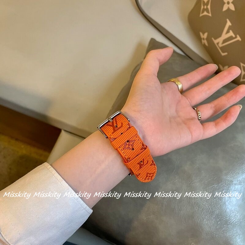 Dây Đeo Bằng Da Sang Trọng Cho Đồng Hồ Thông Minh iWatch Series 7 6 SE 5 4 3 2 40mm 44mm 38mm 42mm