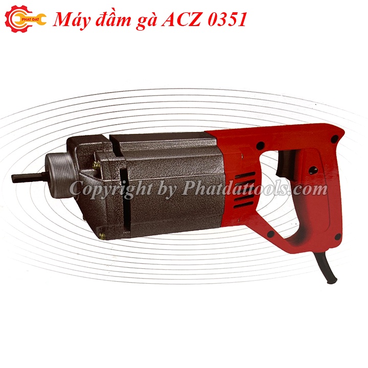 Máy đầm dùi betong cầm tay ACZ 0351-Máy đầm gà-Bảo hành 6 tháng-Kèm sẵn dây đầm