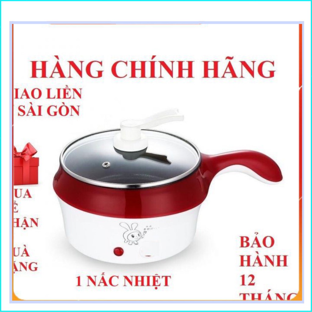 NỒI LẨU- CA NẤU MÌ 2 TẦNG MINI ĐA NĂNG, CHIÊN, HẤP, LẨU, RÁN SIÊU TIỆN LỢI