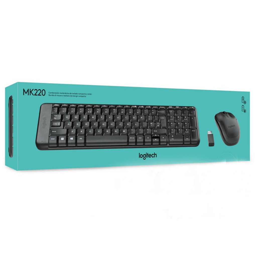 Bộ Keyboard + Mouse Logitechh MK220 không dây