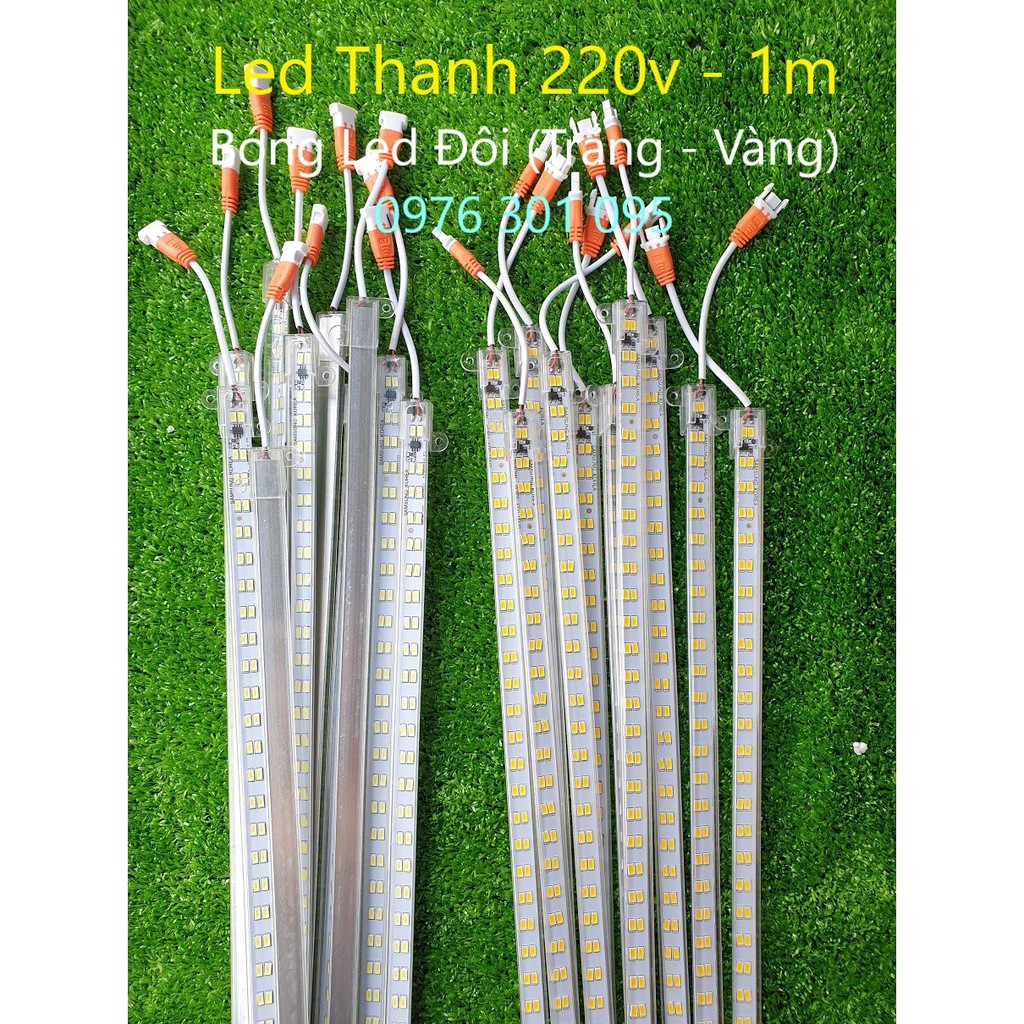 Đèn Led Thanh 220v - 1m [Trắng - Vàng]