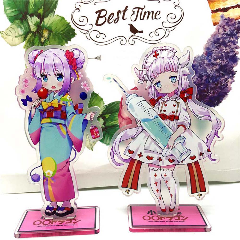 Mô hình nhân vật anime Miss Kobayashi's Dragon Maid Kanna KannaKamui bằng acrylic đứng được để bàn