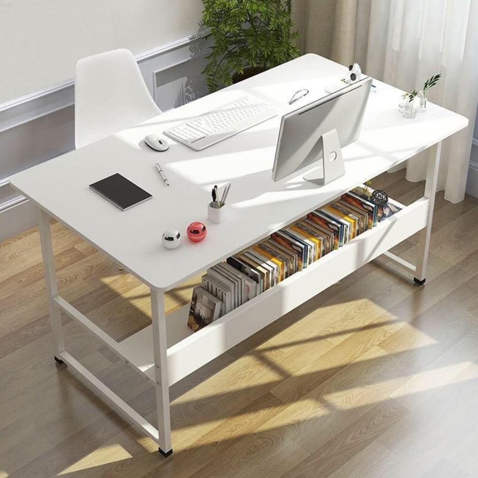 Bàn làm việc, bàn học thiết kế kiểu Hàn S-Table, T-Table khung thép ( nhiều màu và kích thước lựa chọn )