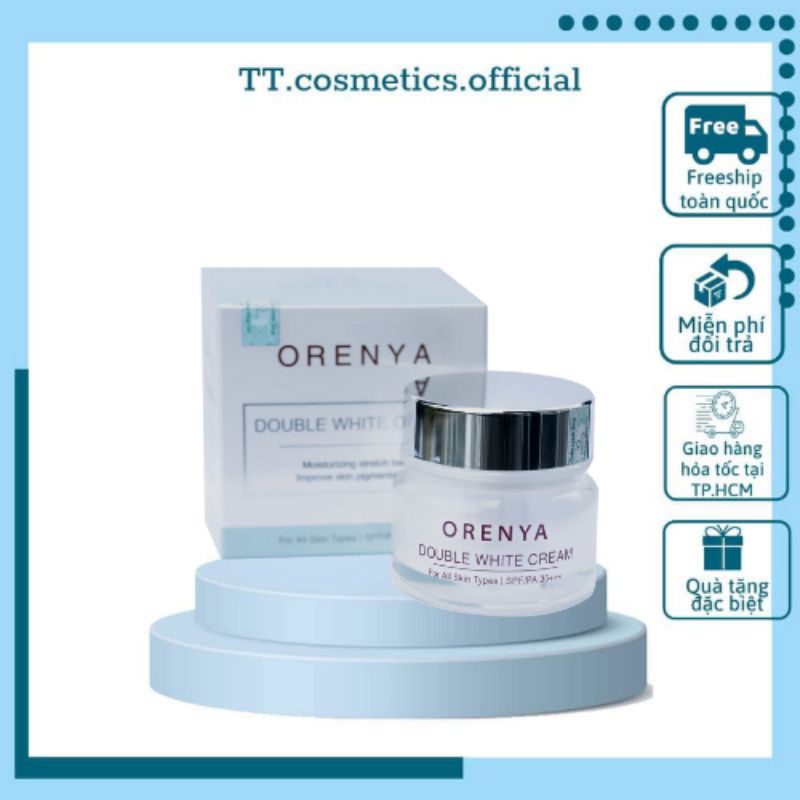 Kem ngày, kem dưỡng,Kem Ngày DOUBLE WHITE CREAM ORENYA 3 trong 1