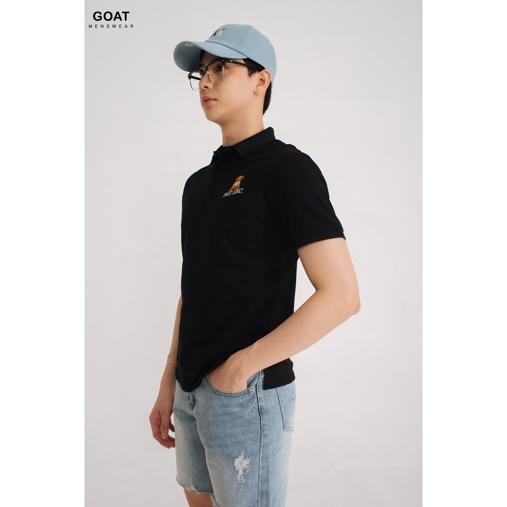 Áo Thun Nam Tay Ngắn Cổ Bẻ GOAT MENSWEAR