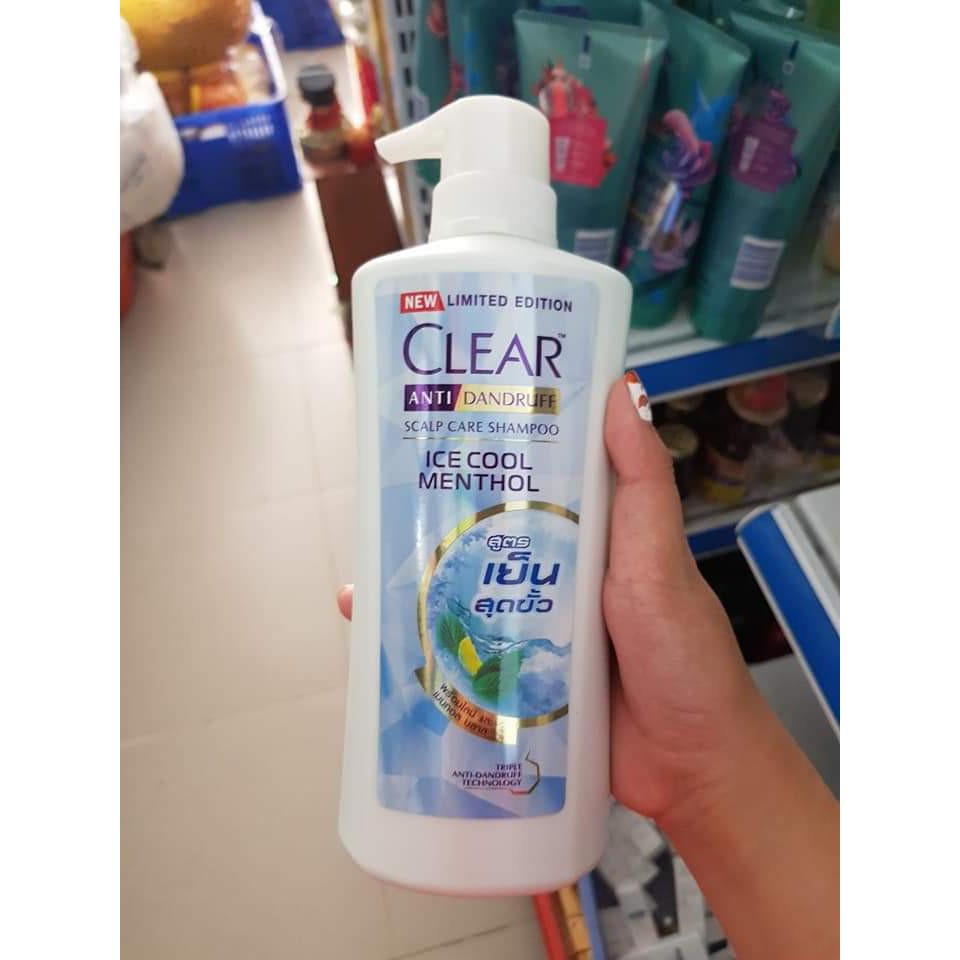 [GIÁ SỈ] Dầu gội Clear bạc hà Thái Lan 450ml