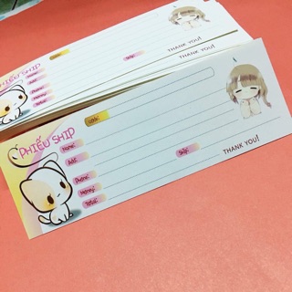 ⭐️ Tem ship hàng - Chỉ cần bóc ra và dán lên. Ko cần băng keo