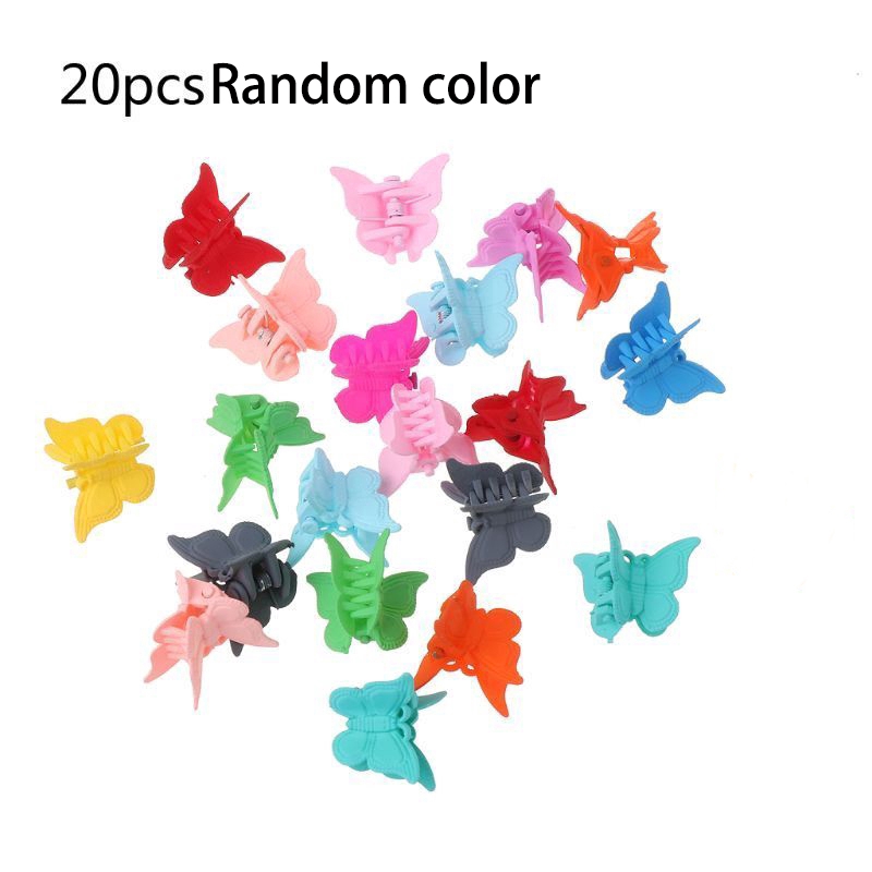 Bộ 20 Kẹp Tóc Hình Bướm Thời Trang Cho Bé