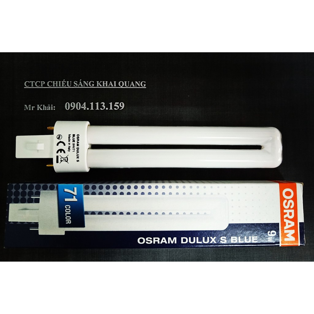 (SALE) Bóng đèn chiếu vàng da trẻ sơ sinh Osram Dulux S Blue 9W/71