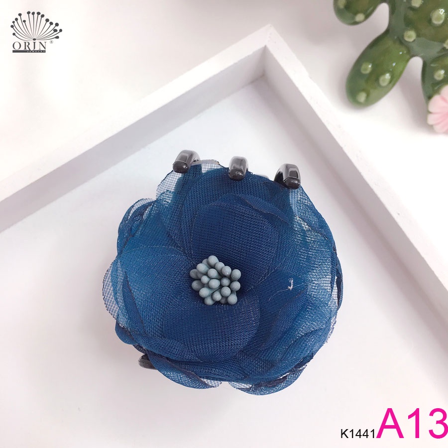 Kẹp tóc càng cua 5 răng đen, kẹp hoa thời trang cao cấp Orin K1441