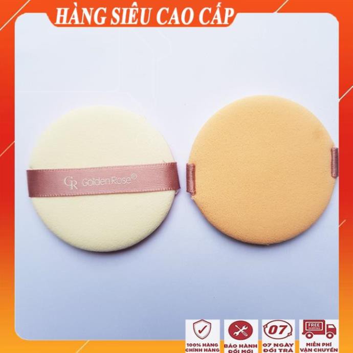 [ FreeShip - BÁN TRI ÂN ] Sét 2 cái Bông mút tán kem nền, lót, BB, CC siêu đẹp/ Bông mút trang điểm cao cấp golden rose