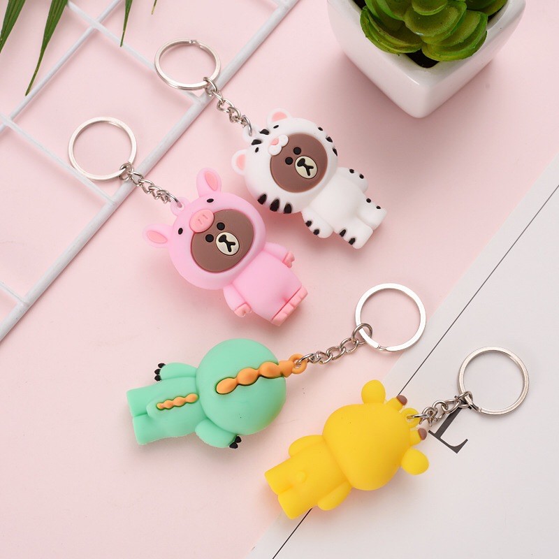 Móc Khoá Gấu Line Frends Cosplay Siêu Dễ Thương - Sunni Shop