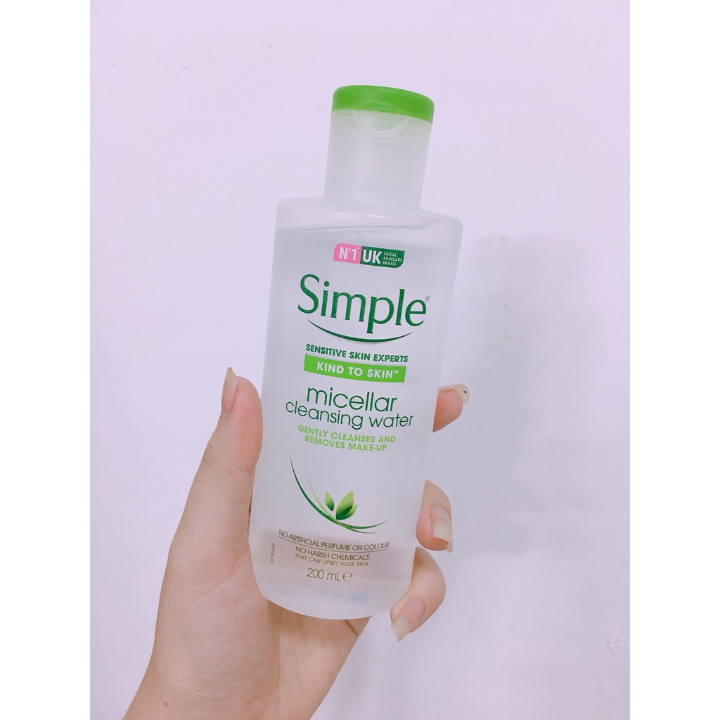 Nước Tẩy Trang Simple Kind To Skin Micellar Cleansing Water 200ml