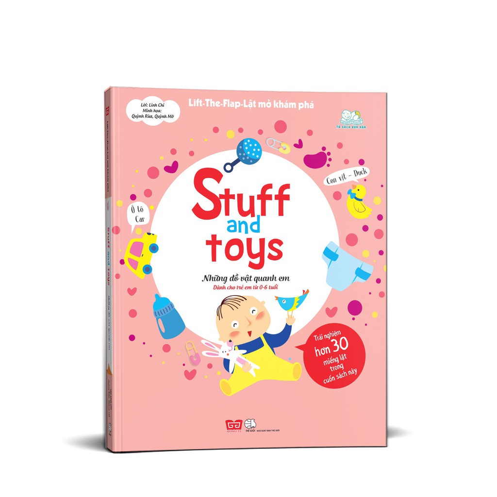 Sách - Lift the flap - Lật mở khám phá - Stuff and toys - Những đồ vật quanh em
