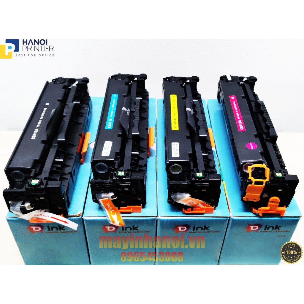 Hộp Mực màu 305A CE410A CE411A CE412A CE413A, dùng cho máy in laser màu Hp M451, M375, M475