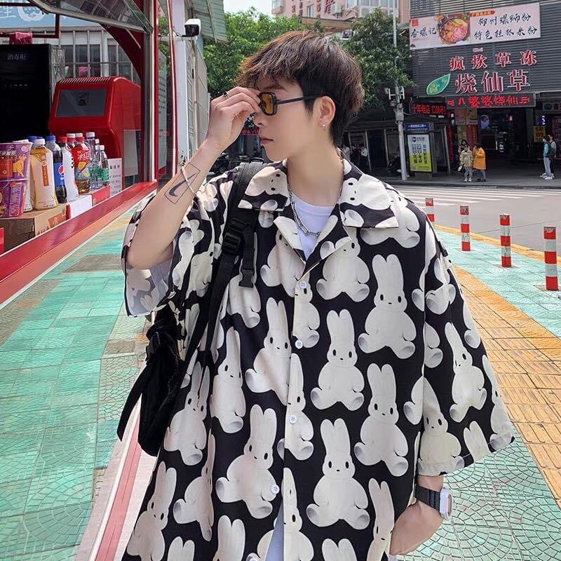 Áo Sơmi Lụa Tay Lở Unisex Hoạ Tiết Nhiều Mẫu Kèm Ảnh Thật