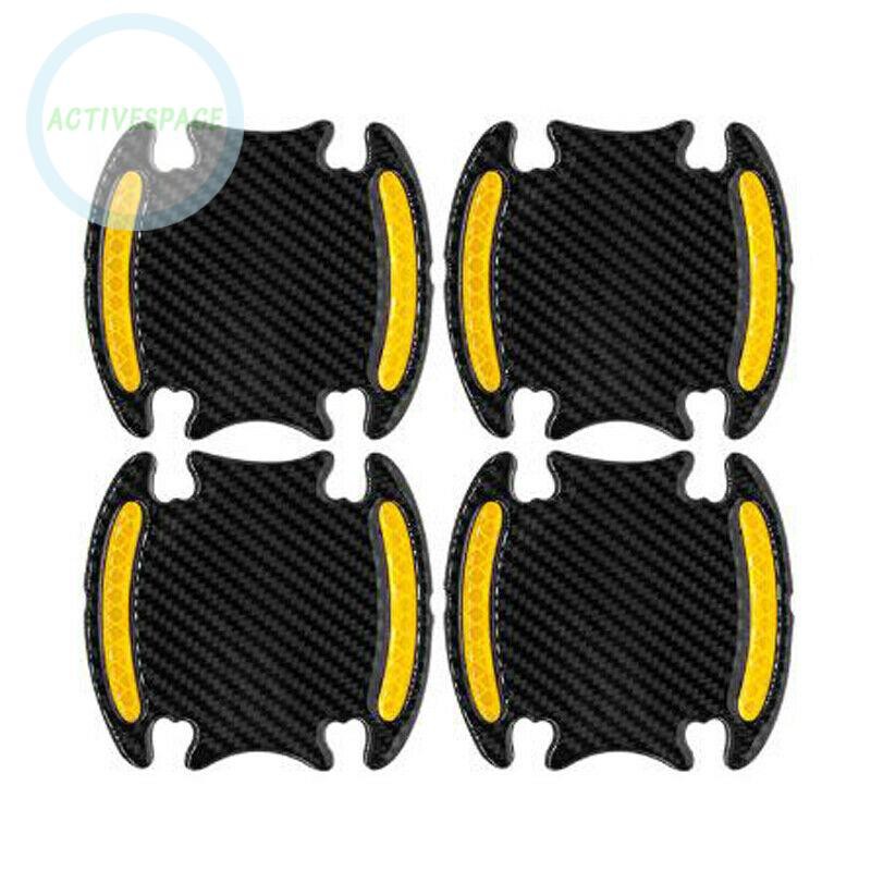 Set 8 Miếng Dán Phản Quang Bảo Vệ Tay Nắm Cửa Xe Hơi Chuyên Dụng