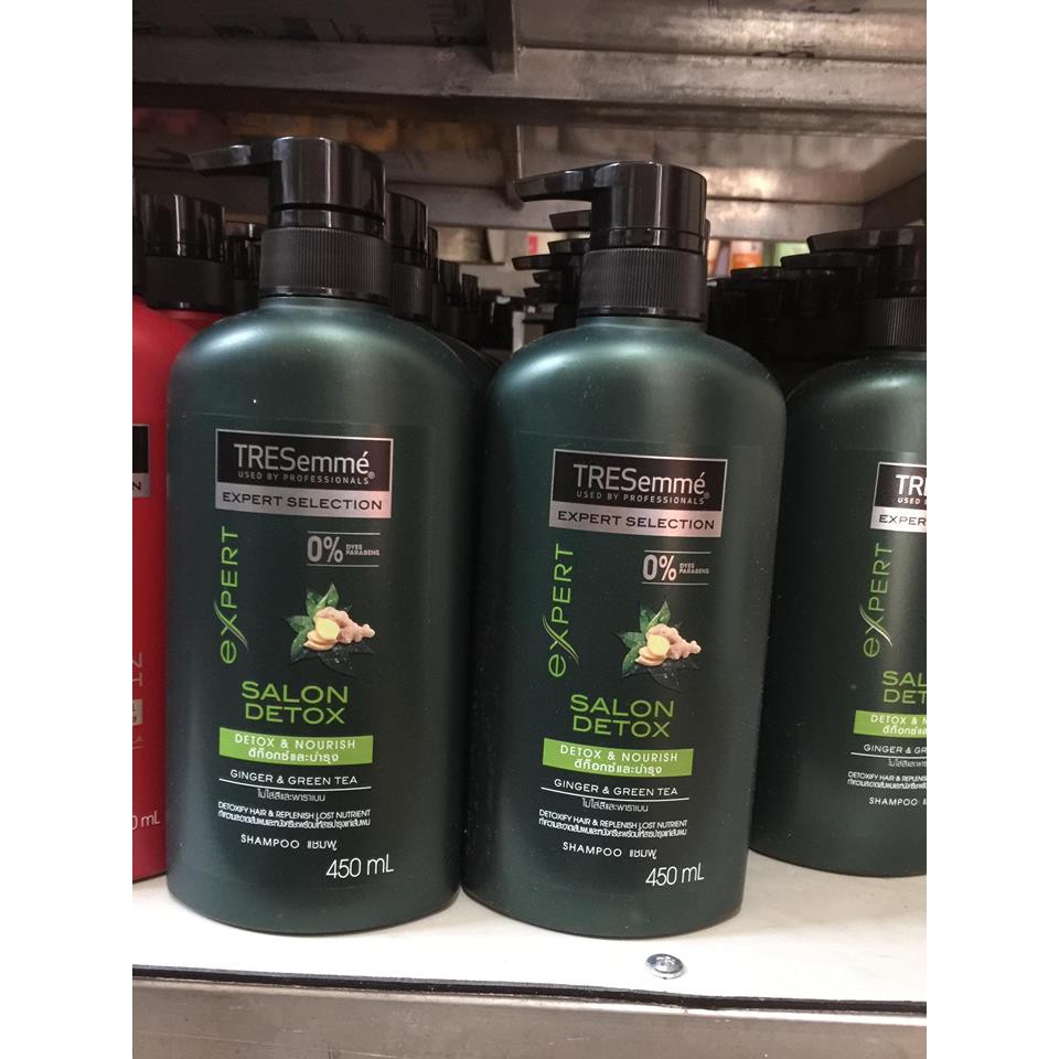 Dầu gội Tresemme gừng, trà xanh 450ml - Thailand