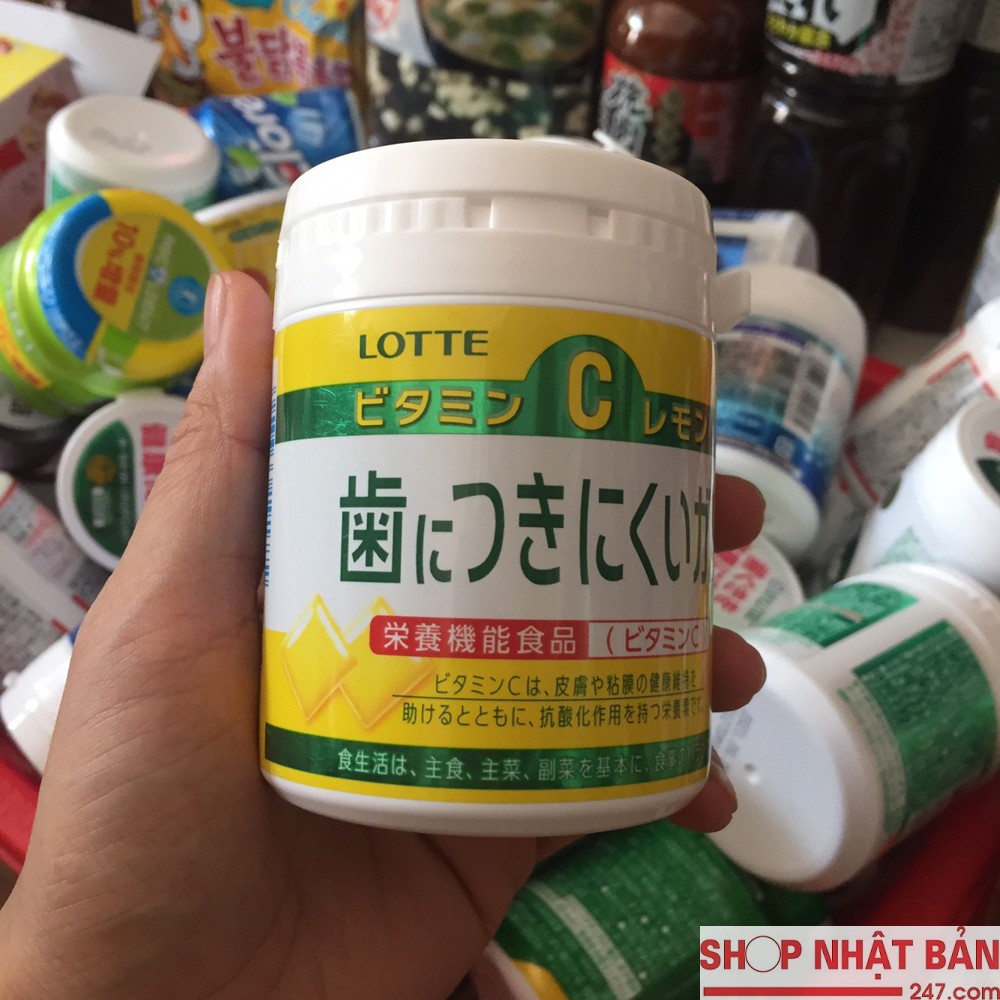 [Date 2022] Kẹo cao su Lotte xylitol Nhật Bản