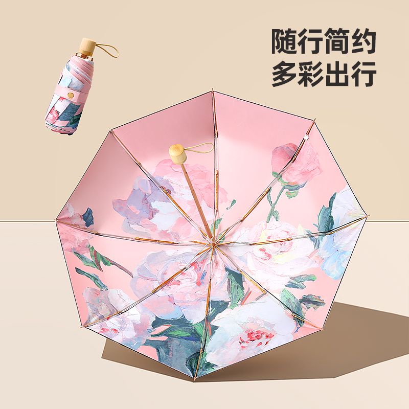 Dù Che Nắng Hai Lớp Chống Tia Cực Tím Phong Cách Thời Trang 5