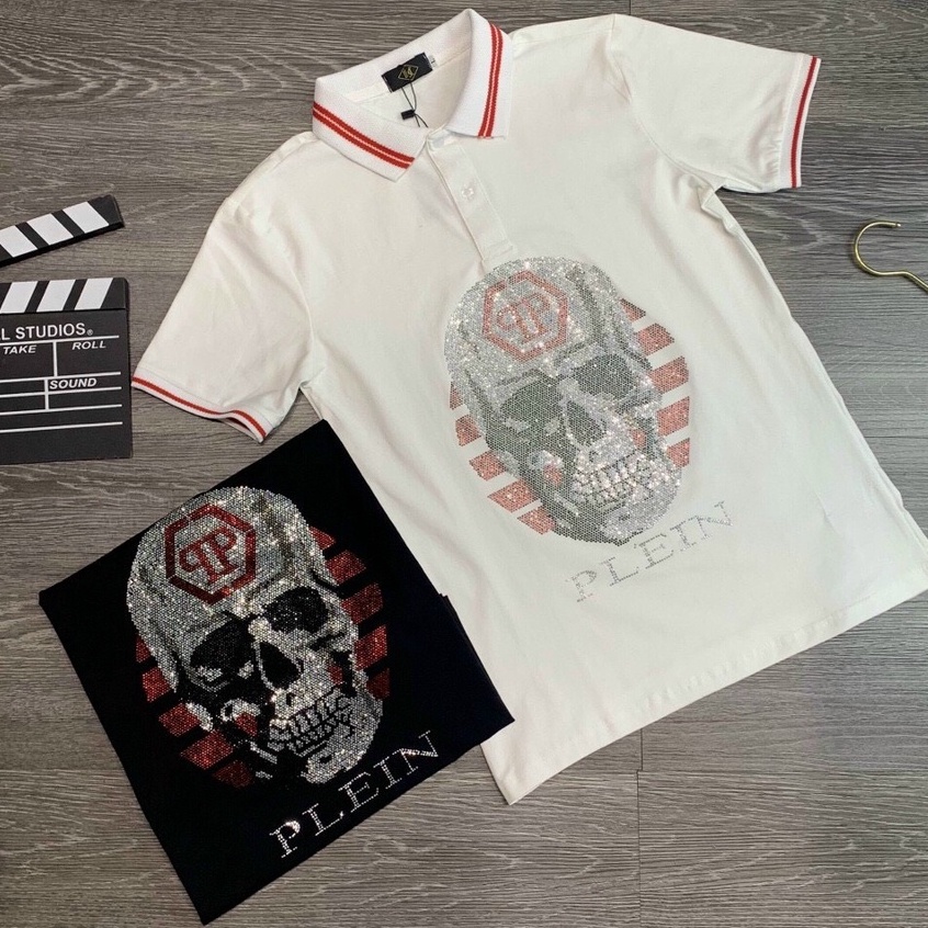 Áo Thun Nam Cổ Bẻ Họa Tiết Sang Chảnh ❤️ Chất Cotton Xịn Sò Mát Mịn