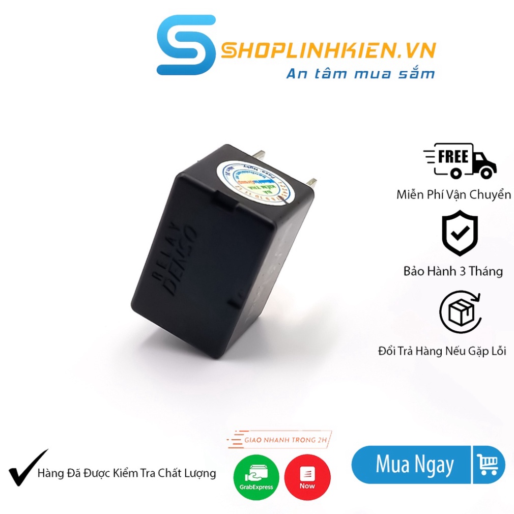 Relay xe máy 12V 4 Chân chịu dòng 40A DENSO TN156700-4300 Rơ Le Dòng Cao Rờ Le 12V Xe Máy