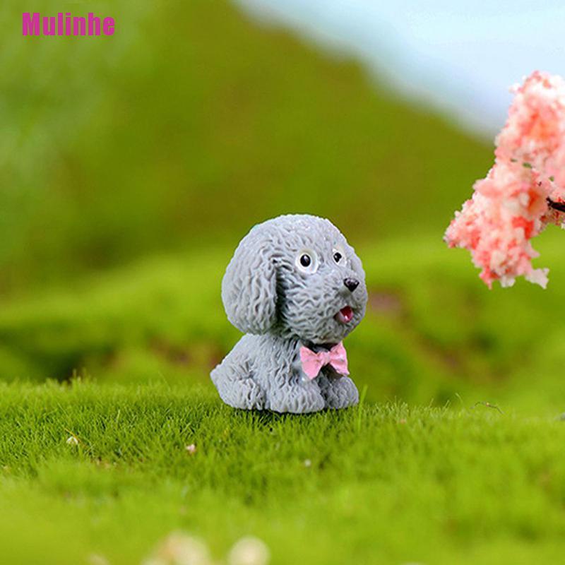 Mô Hình Chú Chó Mini Dễ Thương Dùng Trang Trí Sân Vườn