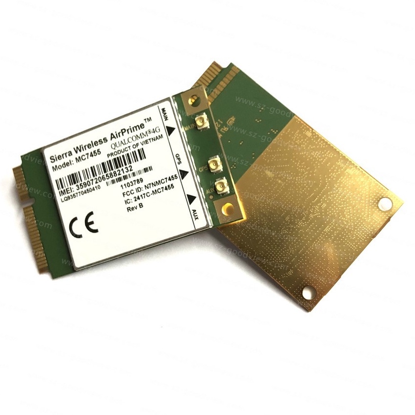 Card WWAN MC7455 thu bắt sóng 3G/4G/LTE cho laptop - Sierra Wireless (Mini PCI/mPCIe)