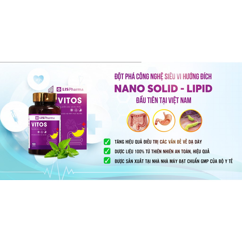 Dạ Dày Vitos Chính Hãng - Trào Ngược, Viêm Loét Dạ Dày | BigBuy360 - bigbuy360.vn