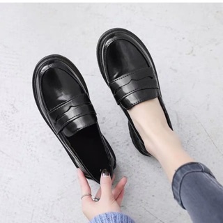 [Ảnh thật ở cuối] Giày ulzzang búp bê chất bóng cực xinh