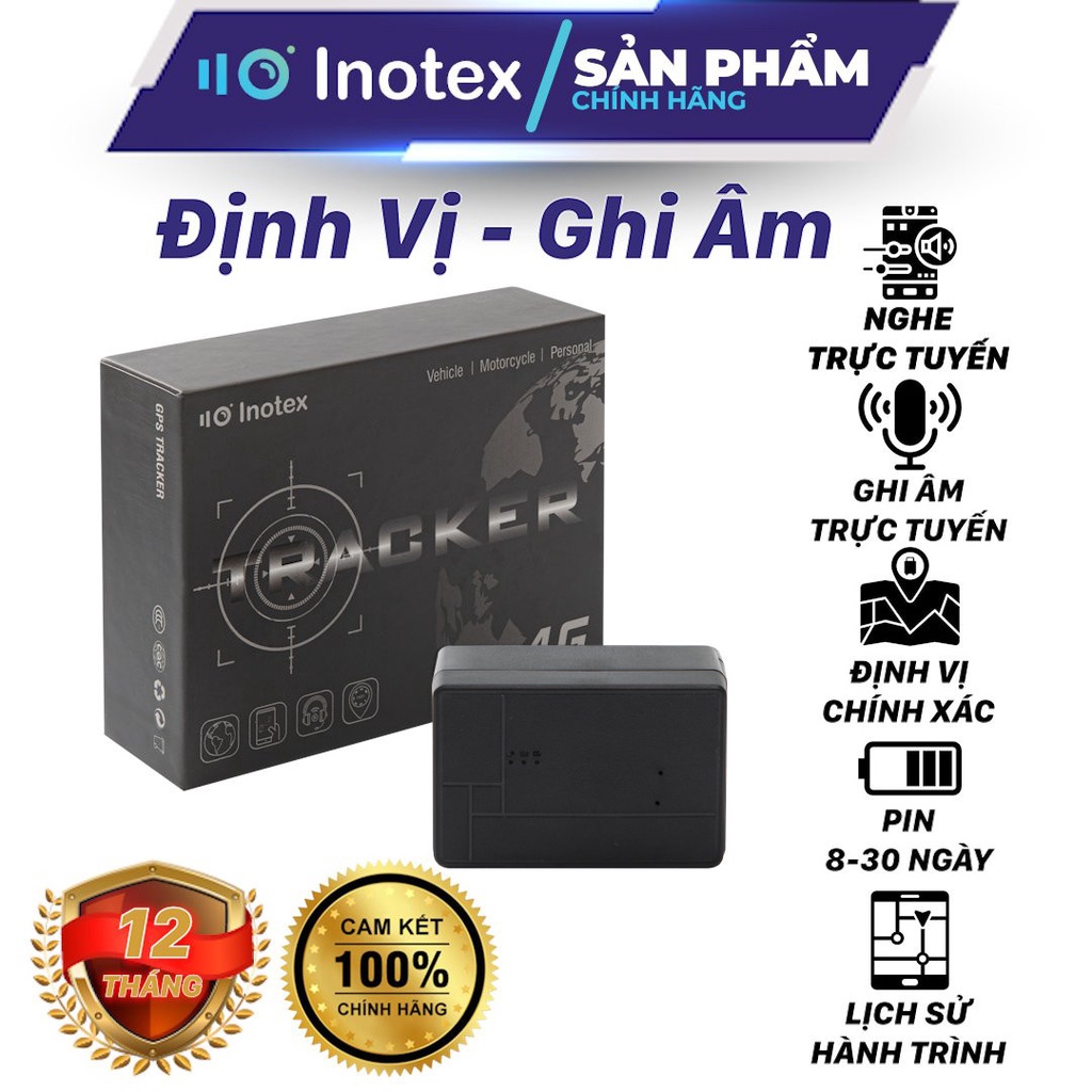 Định Vị GPS Không Dây IP3G - Chống Trộm, Nghe Trực Tuyến, Pin 25 Ngày, Bảo Hành 12 Tháng Chính Hãng, Miễn Phí Phần Mền