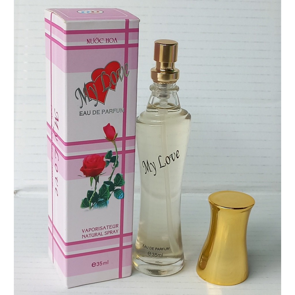 Nước hoa My Love hương hoa Sen Lotus 35ml (hồng)