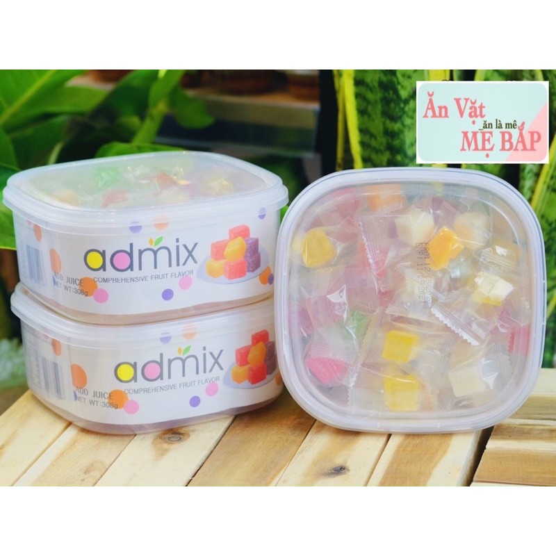 Kẹo Dẻo Trái Cây Admix Hàn Quốc - Hộp 306 Gram - Shop Mẹ Bắp [Date 03/2022]