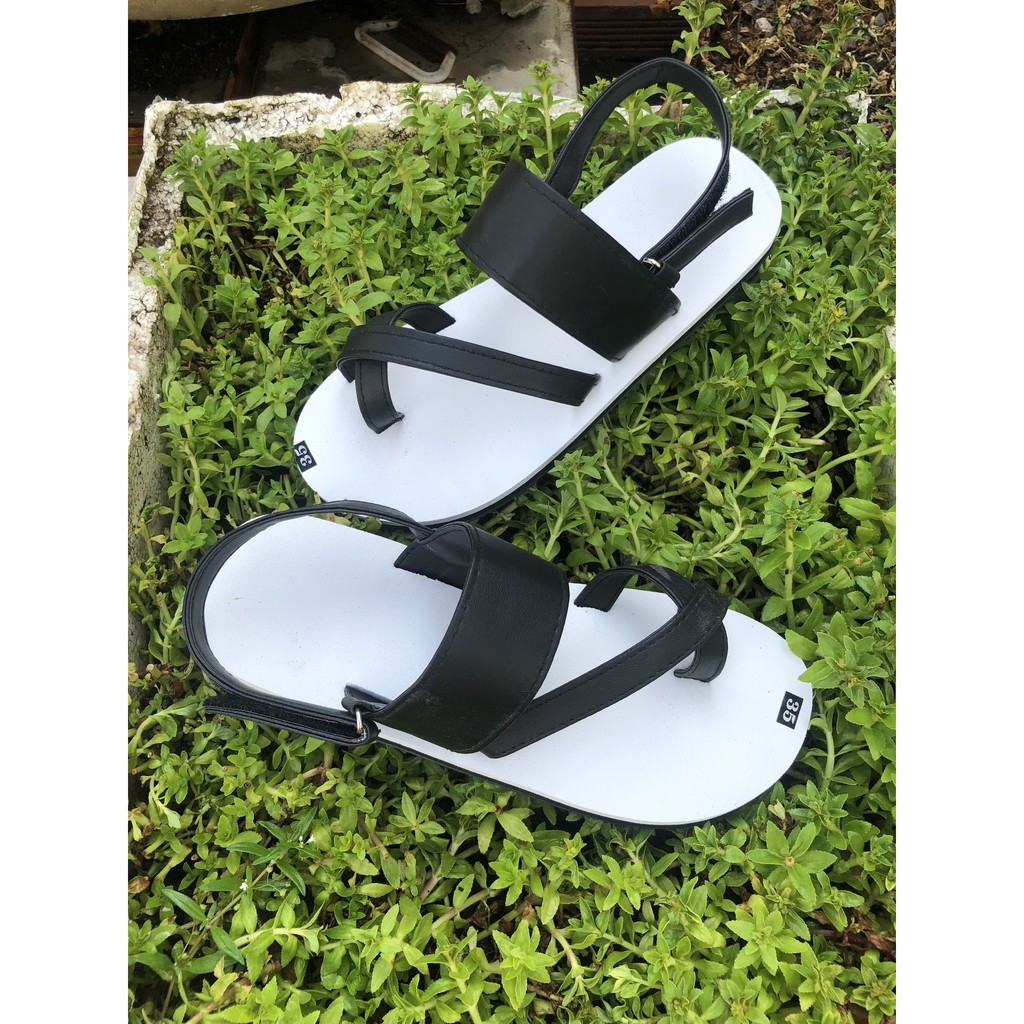 Sandaldongnai dép sandal nữ ( đế trắng quai đen ) size từ 35 nữ đến 41 nữ size khác nhắn tin để chọn thêm