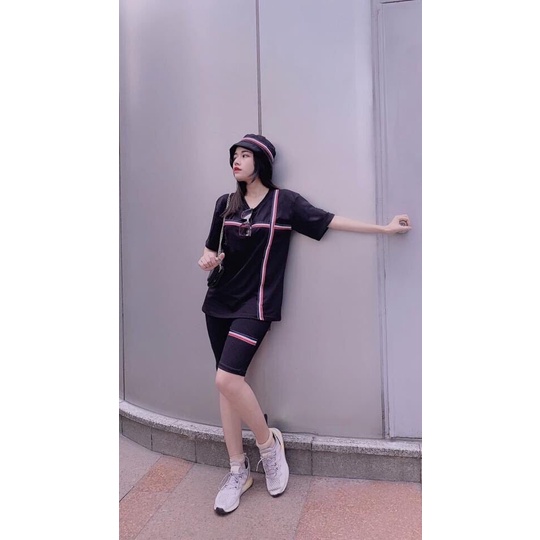 SET BỘ THỜI TRANG LỬNG PHỐI VIỀN SỌC SIÊU DỄ THƯƠNG SIZE 40-75KG