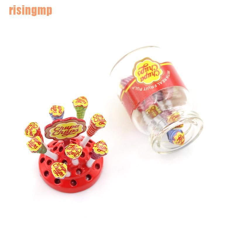 Mô Hình Kẹo Mút Mini Tỉ Lệ 1: 12 Dùng Trang Trí Nhà Búp Bê