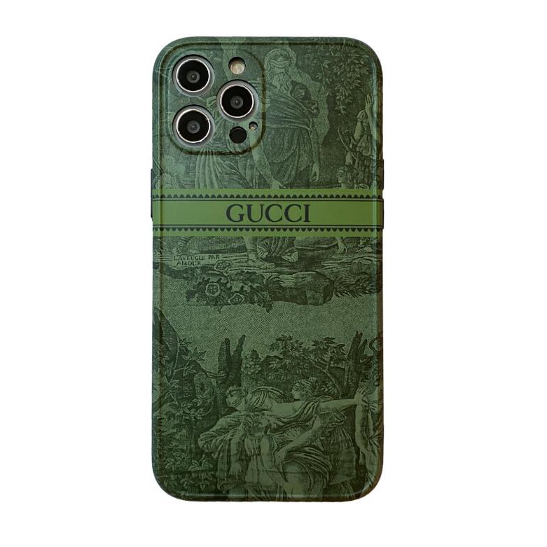Ốp Điện Thoại Mềm Họa Tiết Gucci Cho iPhone7 / 8 / se2 7Plus / 8plus iPhonex / xs Xsmax 11 11Pro 11Promax 12 12Mini 12Pro 12Promax