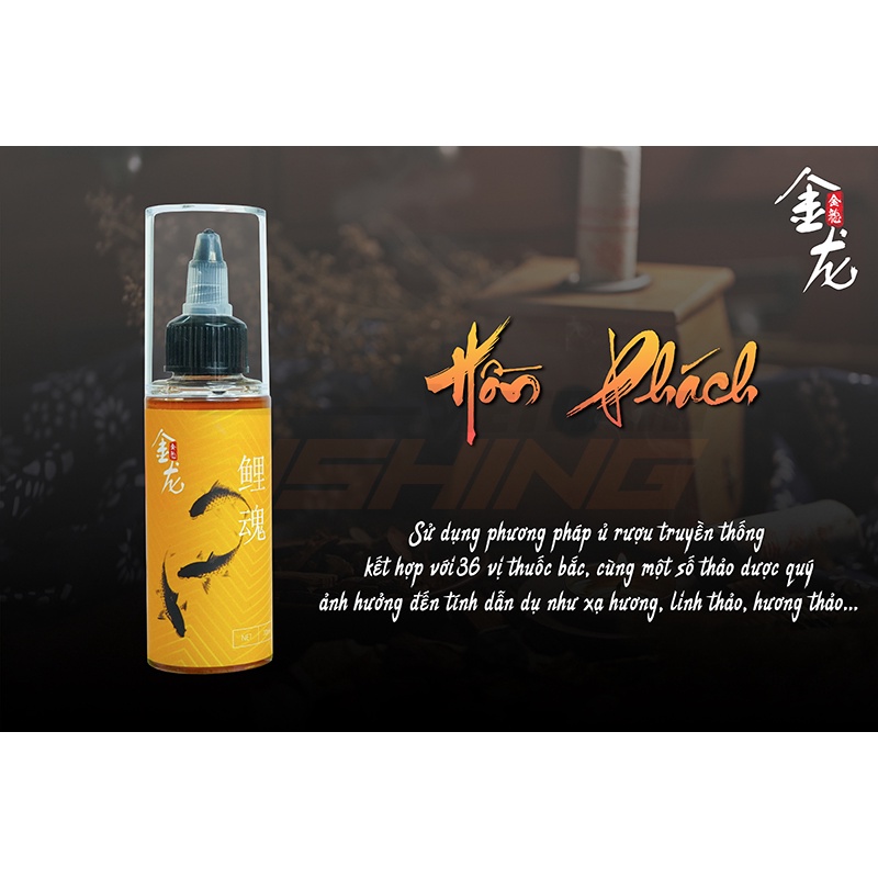 Bộ hương liệu câu Chép Kim Long - Hương liệu chuyên chép ( 6 chai)