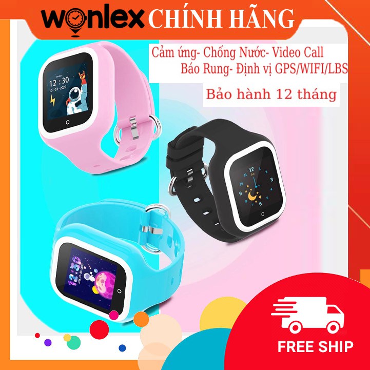 [𝙁𝙍𝙀𝙀 𝙎𝙃𝙄𝙋]⚡Đồng Hồ Định Vị Wonlex KT21 Rung Video Call Chống Nước Chính Hãng BH 12 Tháng