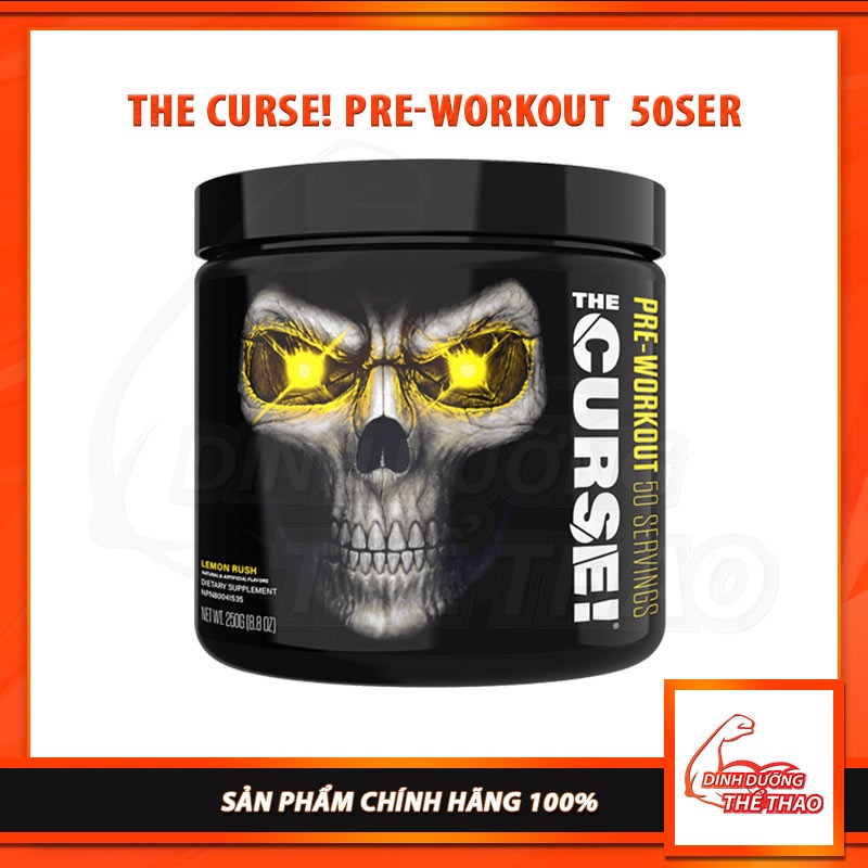 The Curse Pre Workout Tăng Sức Mạnh Và Hiệu Suất Buổi Tập - 50 Lần Dùng -  Authentic