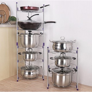 Kệ Bếp đựng nồi lắp ghép Nhật Bản (5 tầng) - Home and Garden