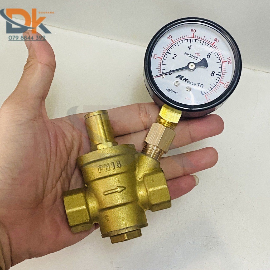 Van giảm áp nước thau ren 21 27 34